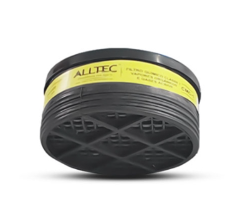 Filtro Químico Alltec CMC-1 – Vapores Orgânicos e Gases Ácidos | Até 1000 ppm