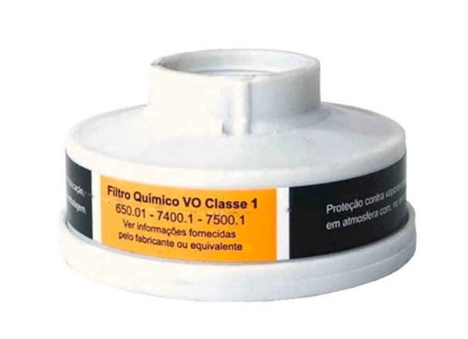 Filtro Químico VO Plastcor – Vapores Orgânicos | Proteção até 1000 ppm
