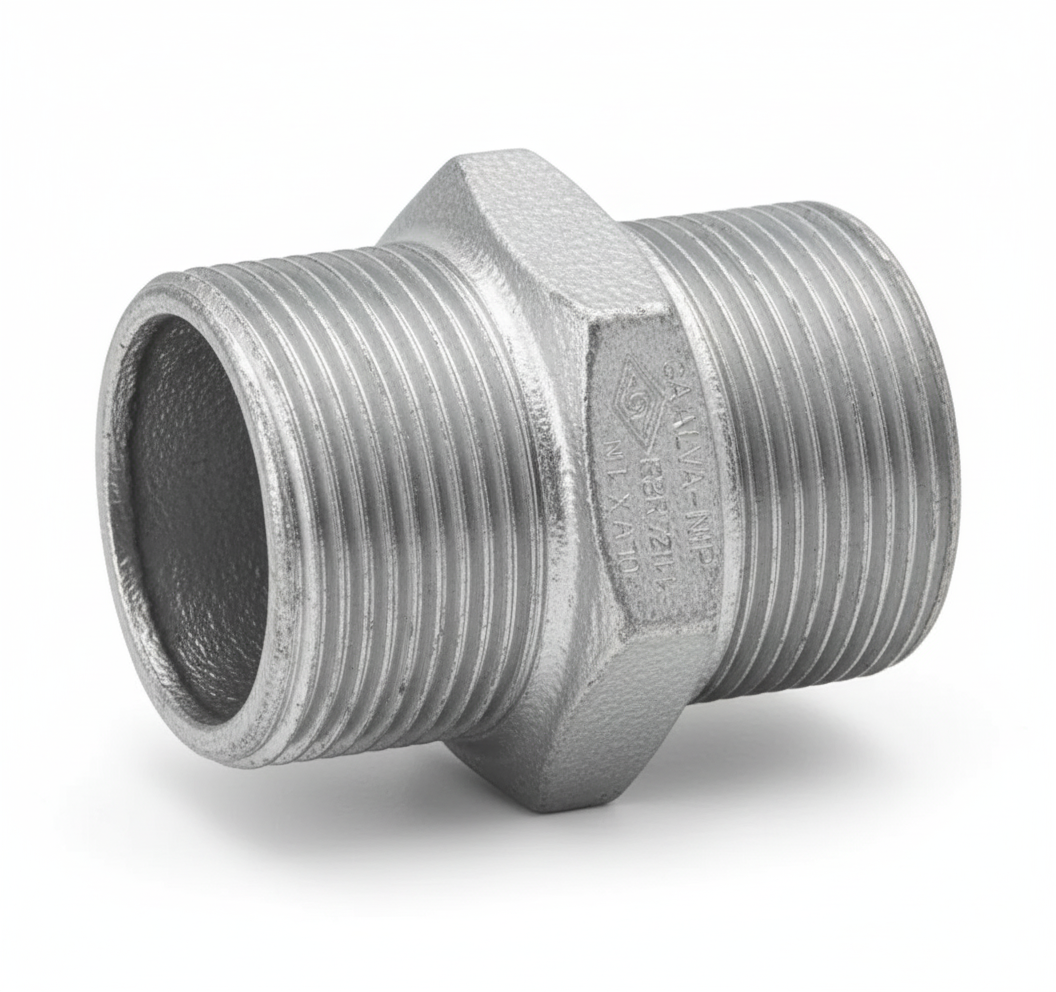 Niple Duplo Galvanizado